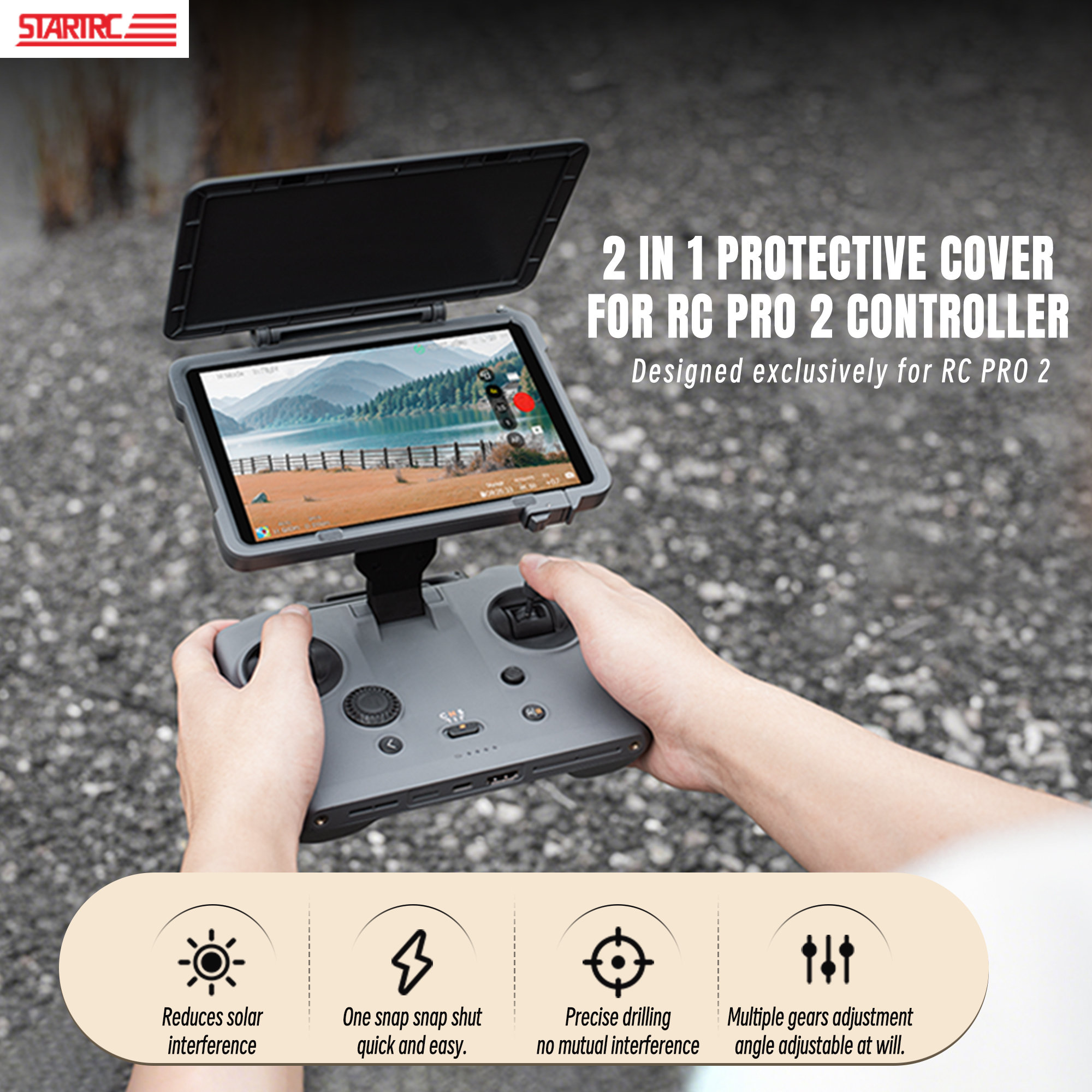 Drone Sun Shade - 2 In 1 Protegtive Cover for