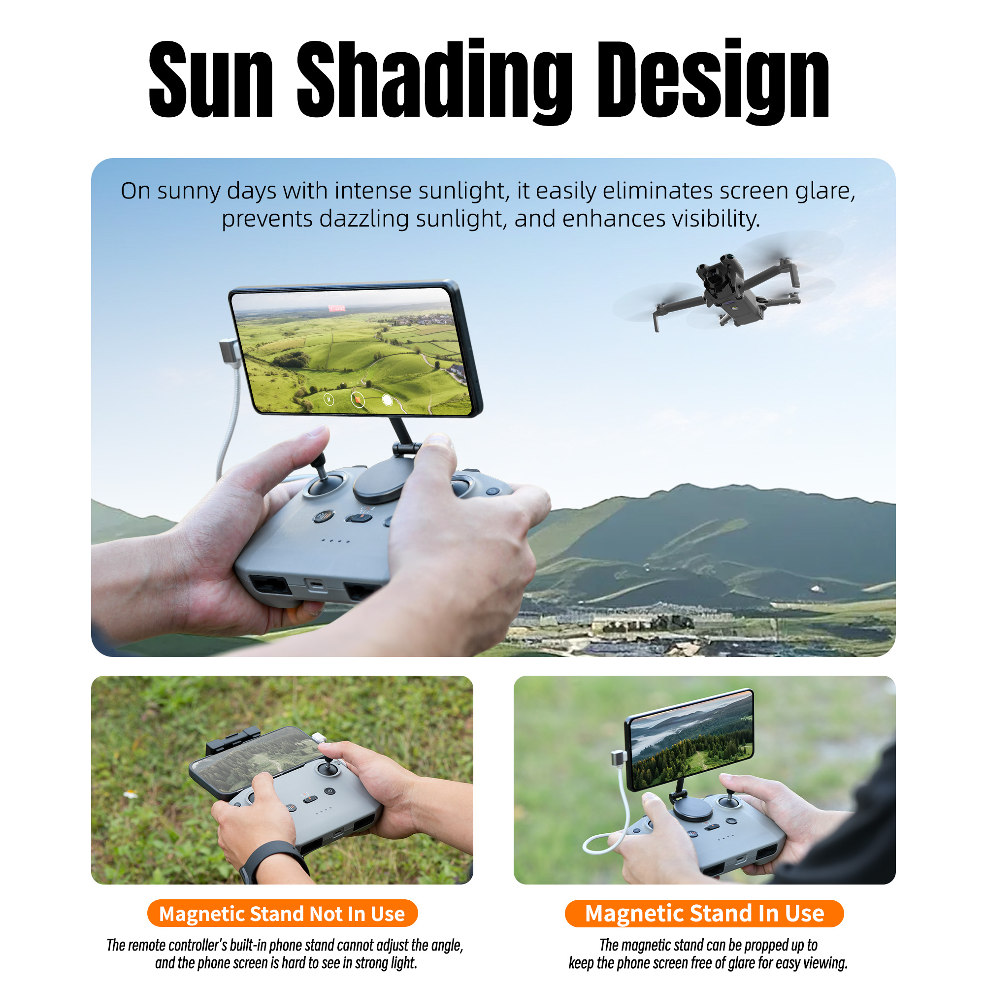 Adjustable Magnetic Phone Stan - Drone Tablet Mount 리뷰 및 가격