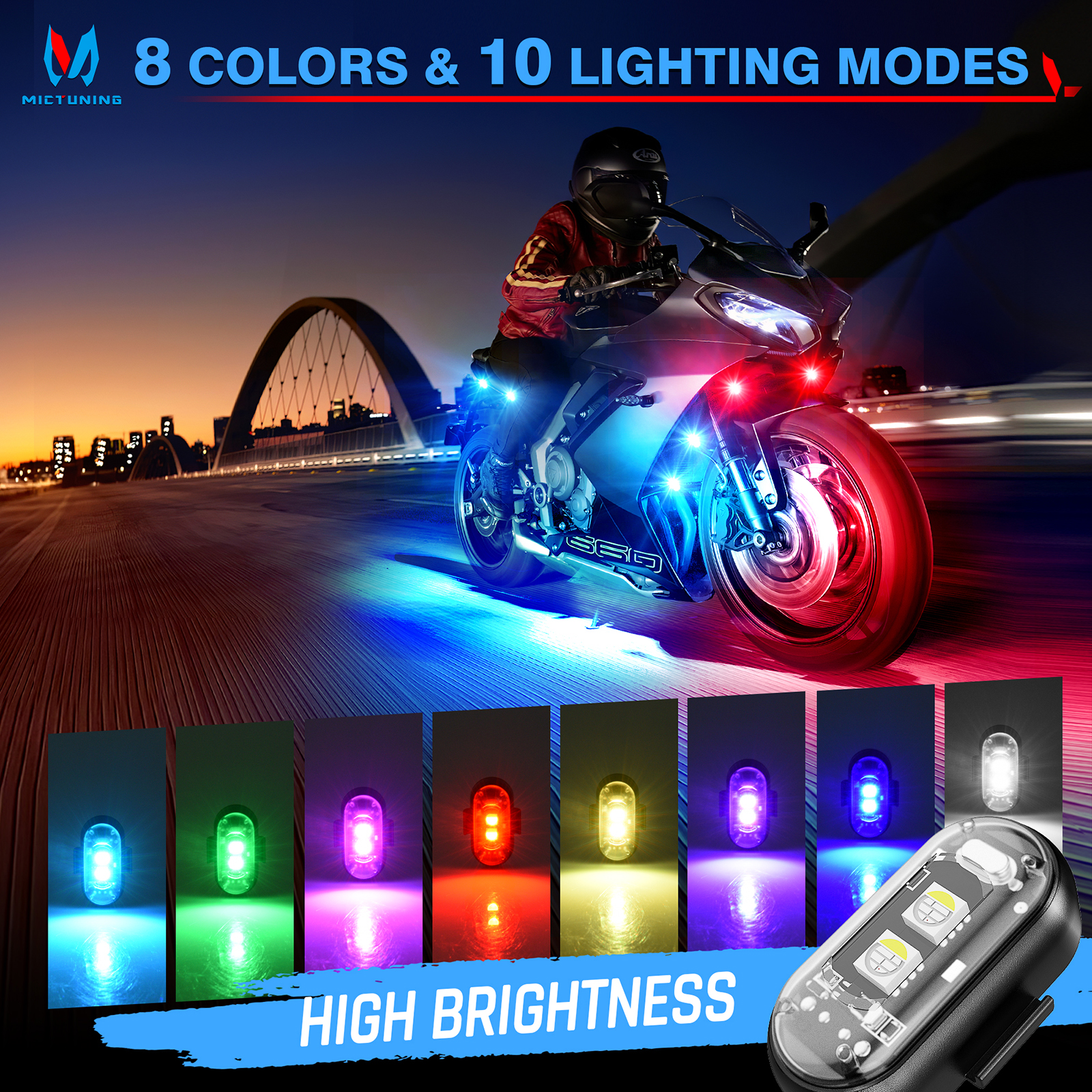 MICTUNING Wireless LED Strobe  - Drone Strobe Light 리뷰 및 가격