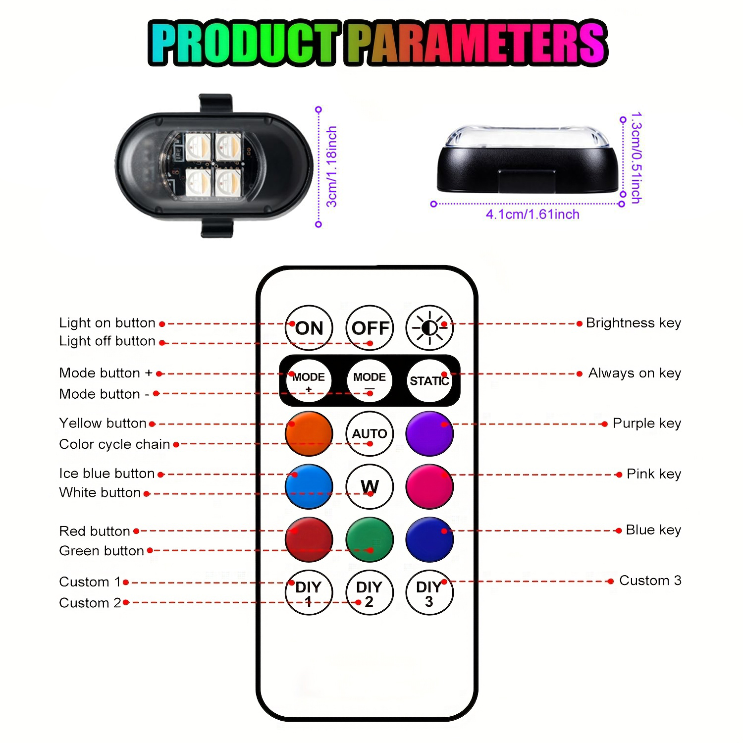 Upgraded 4LEDs Wireless LED St - Drone Strobe Light 리뷰 및 가격