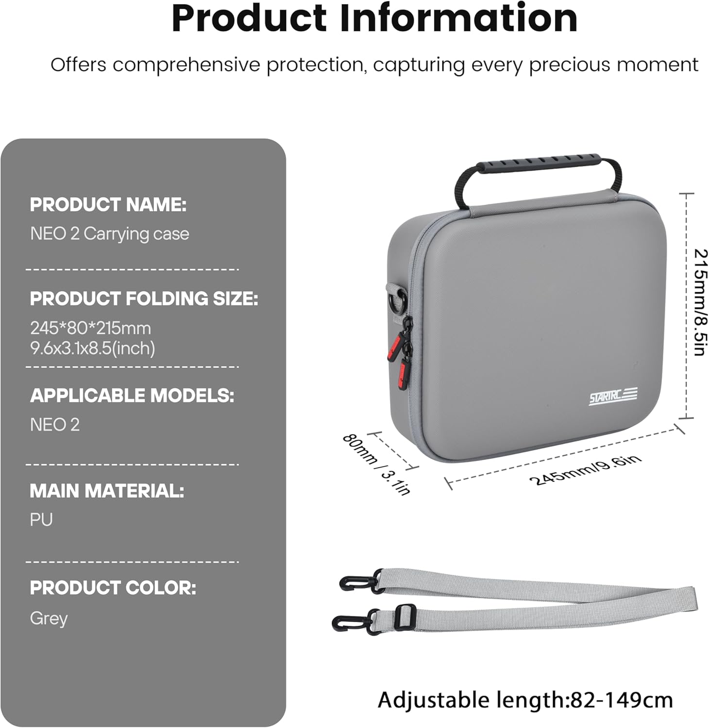 STARTRC Neo 2 Portable PU Shou - Drone Carrying Case 리뷰 및 가격