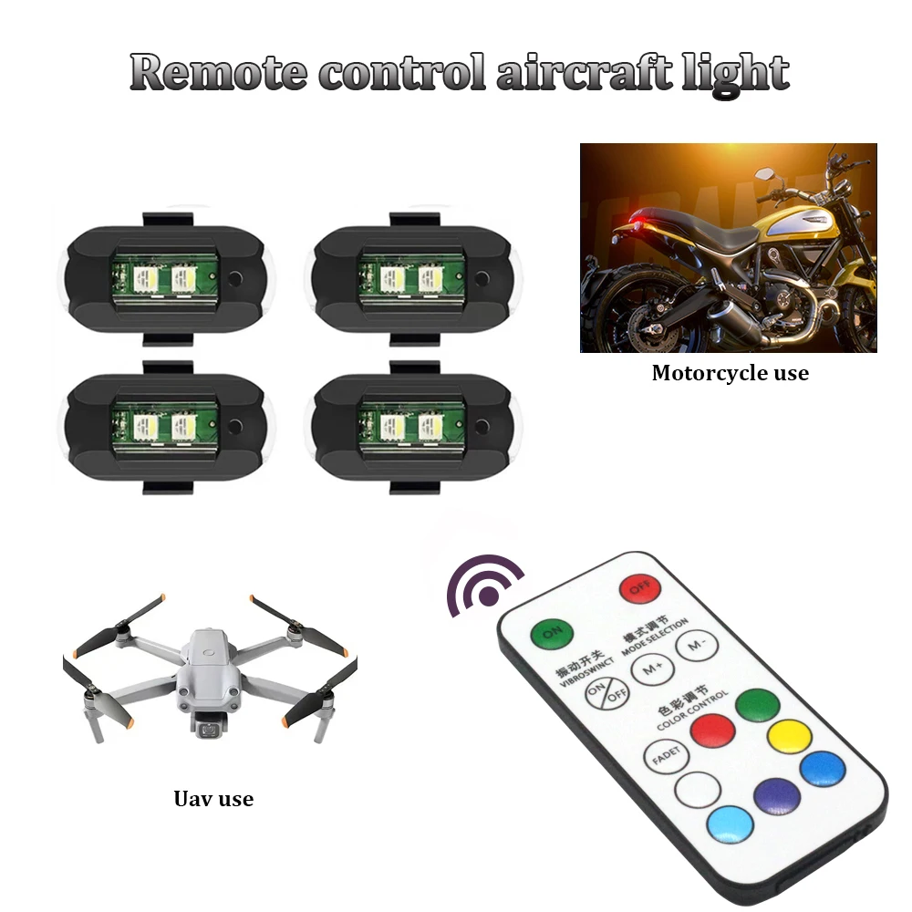 1Pcs Remote LED RGB Anti-colli - Drone Strobe Light 리뷰 및 가격