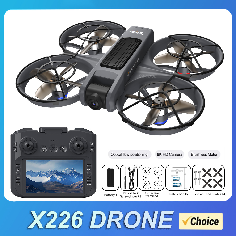 NEW X226 RC Drone 2.4G 5G WIFI - Drone Controller Screen 리뷰 및 가격