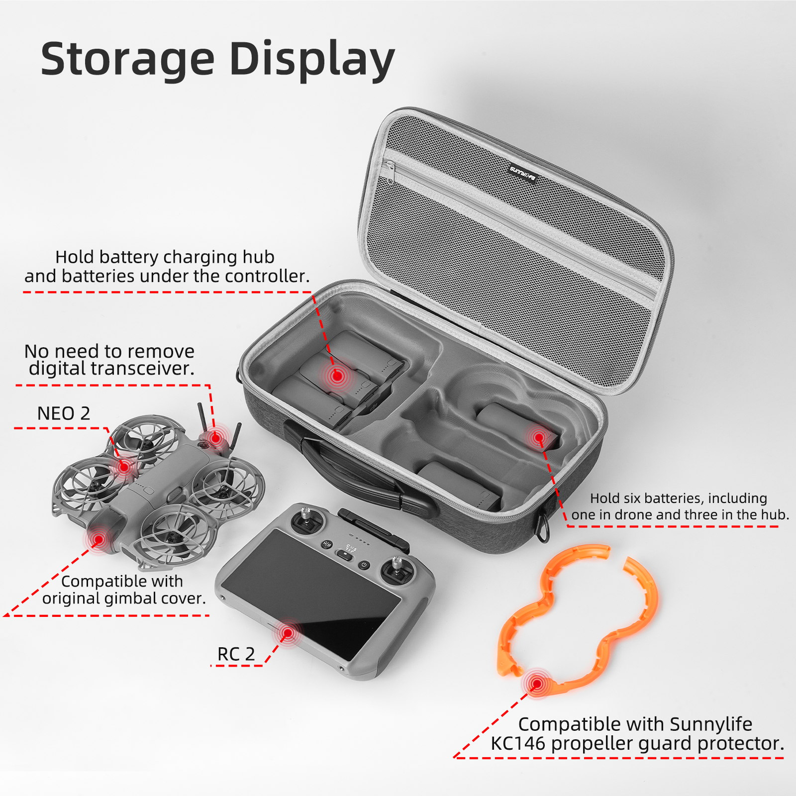 Portable Carrying Case For DJI - Drone Joystick Cover 리뷰 및 가격