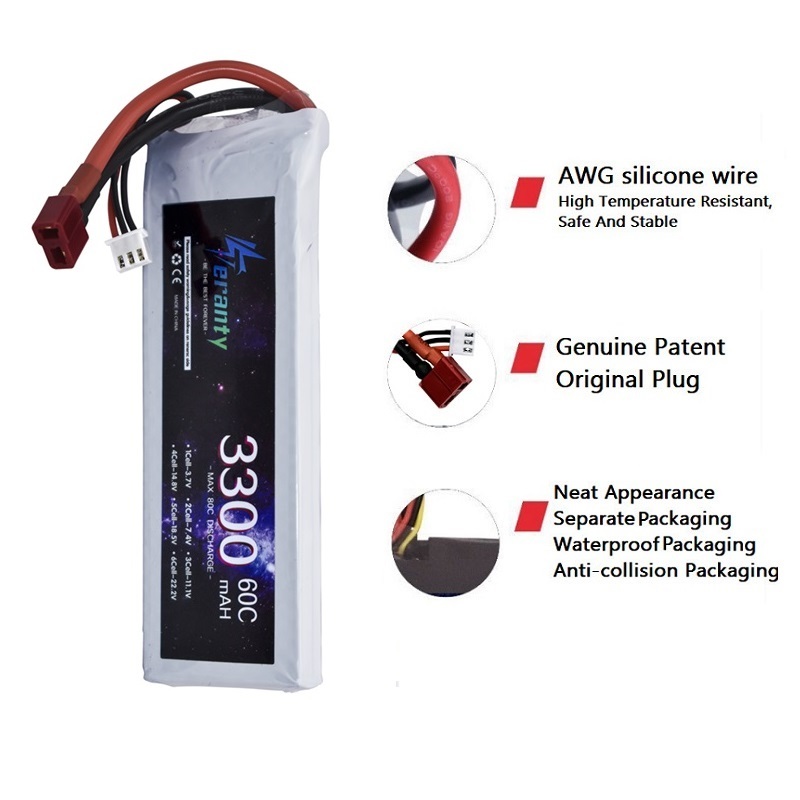 2S 7.4V LiPo Battery 3300mAh 6 - Drone Battery Adapter 리뷰 및 가격