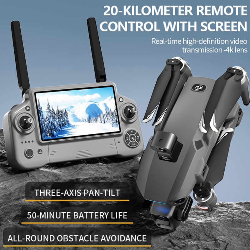 2026 New 8K Dual Camera Drone  - Drone Controller Screen 리뷰 및 가격