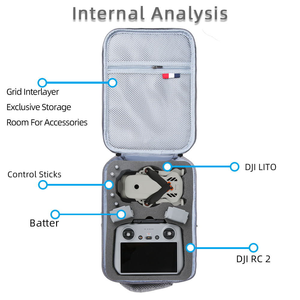 For DJI Lito 1/Lito X1 Portabl - Drone Carrying Case 리뷰 및 가격