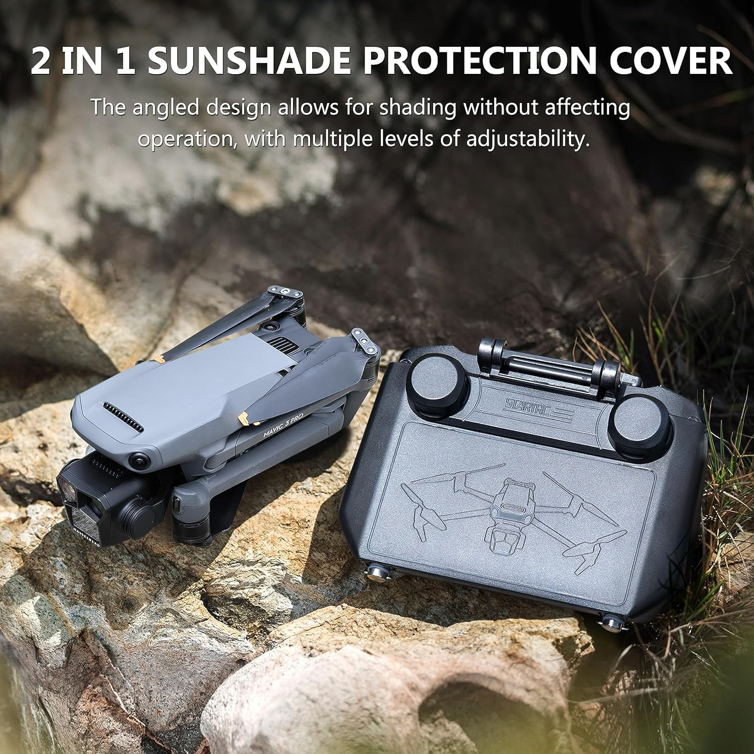 2-in-1 Sun Hood & Joystick Cov - Drone Sun Shade 리뷰 및 가격