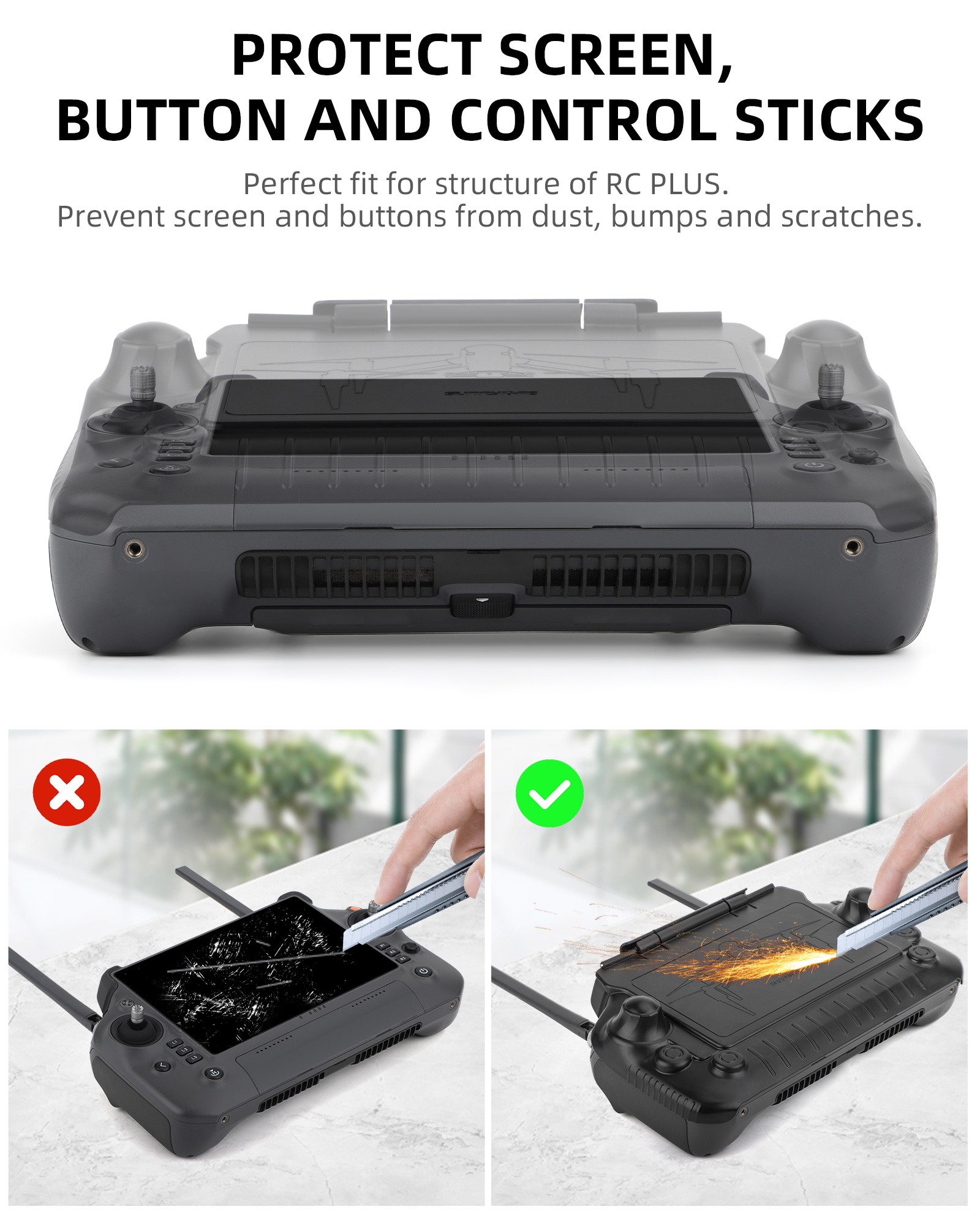 RC Plus Sun Hood Joystick Prot - Drone Sun Shade 리뷰 및 가격
