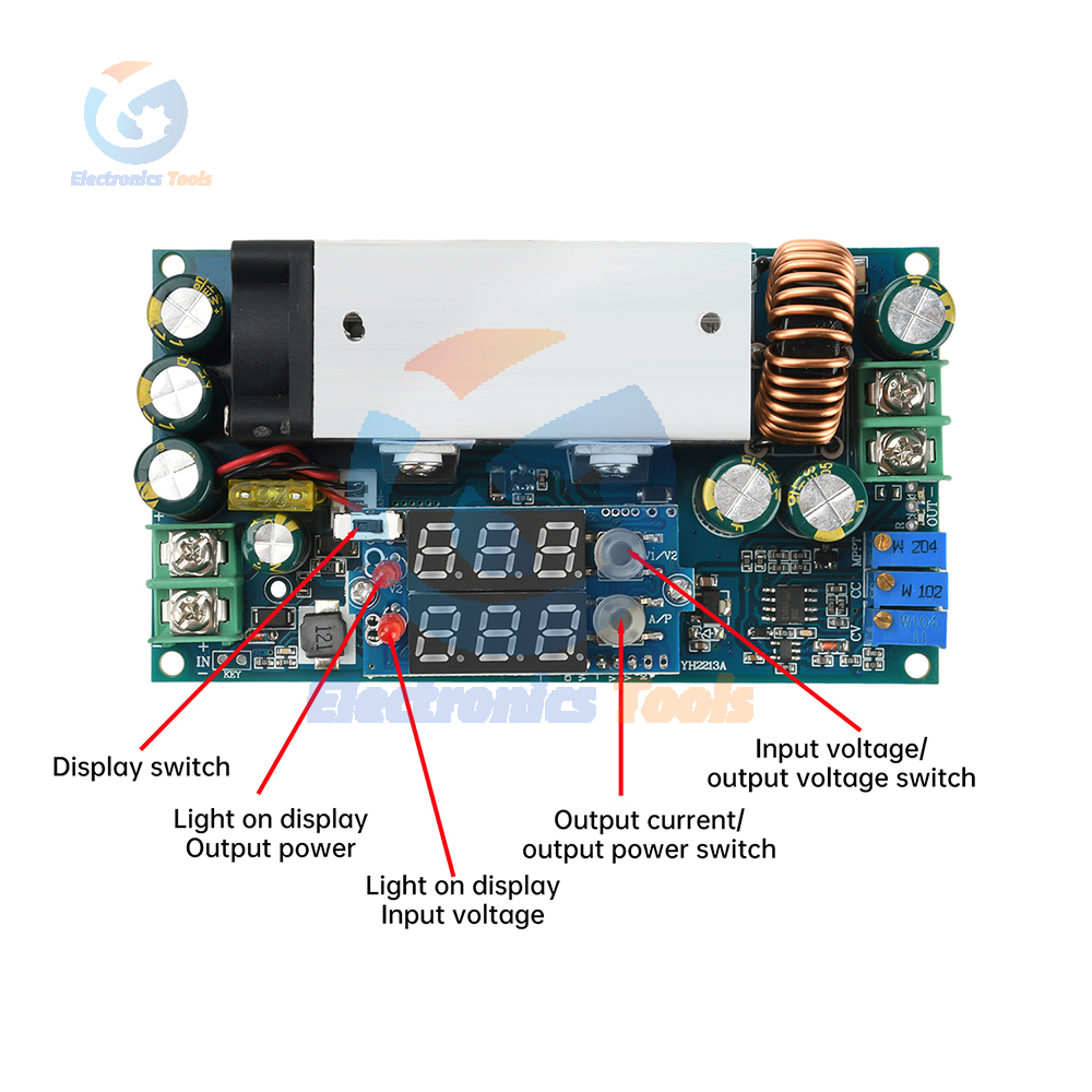 10-75V 20A Adjustable Buck Mod - Drone Solar Charger 리뷰 및 가격