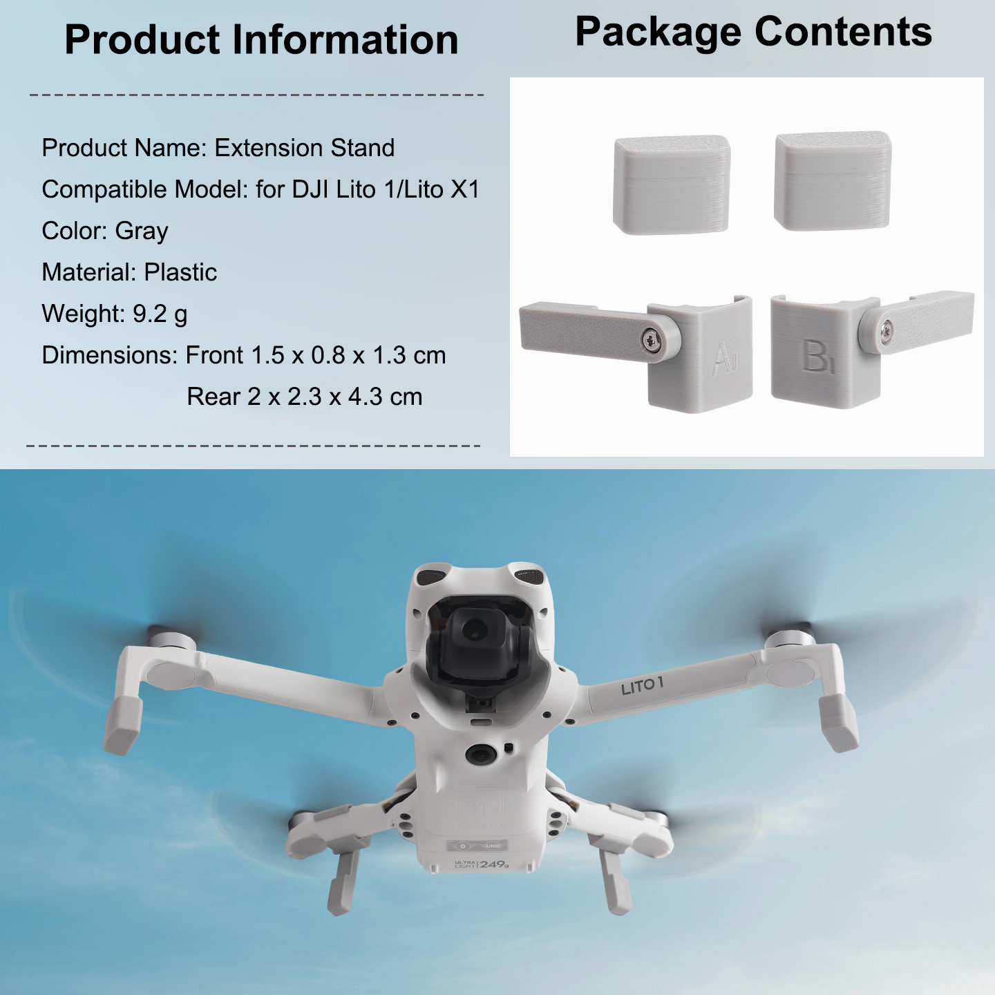 Landing Gear Extender for DJI  - Drone Landing Pad 리뷰 및 가격