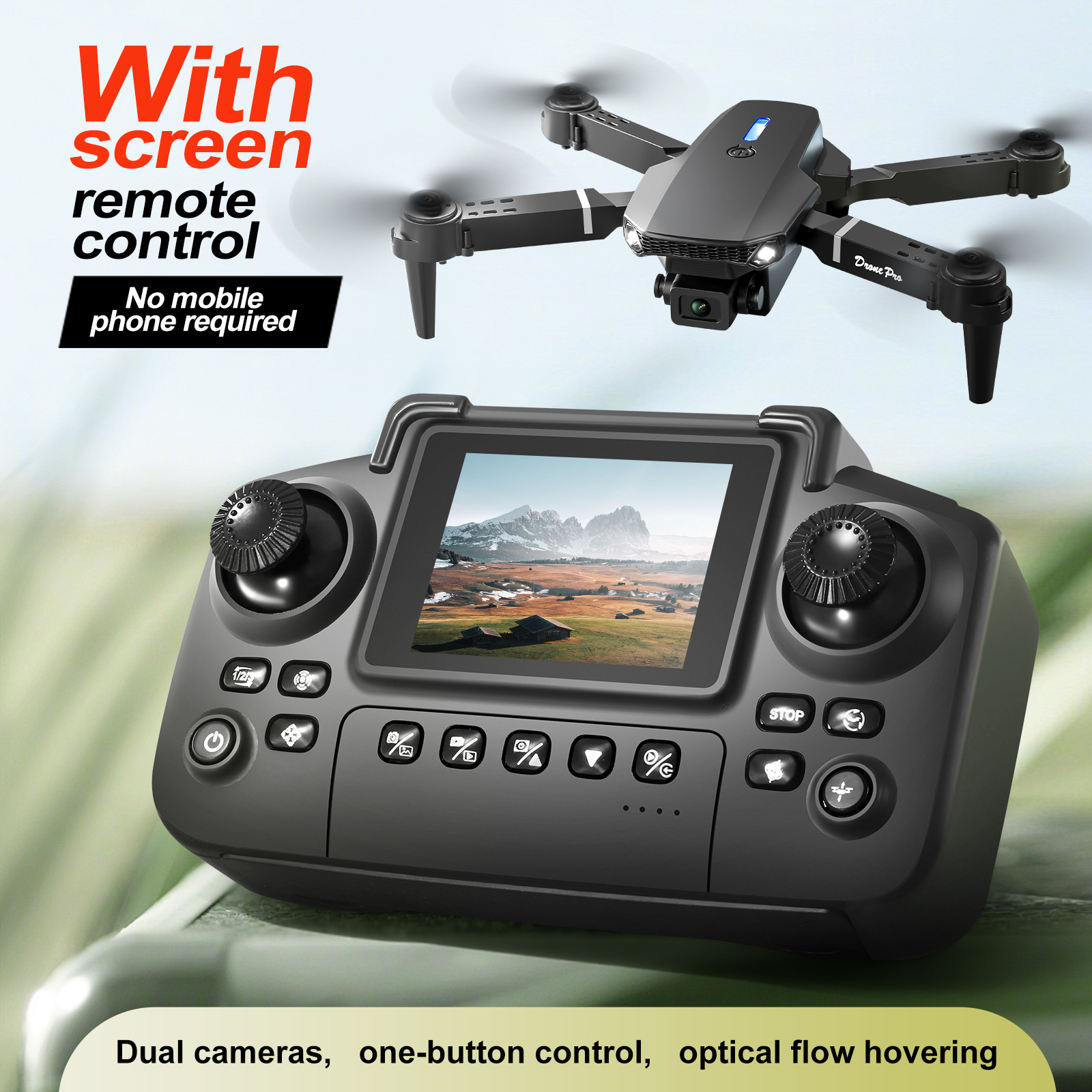 2025 New E88 E99 Upgraded Dron - Drone Controller Screen 리뷰 및 가격