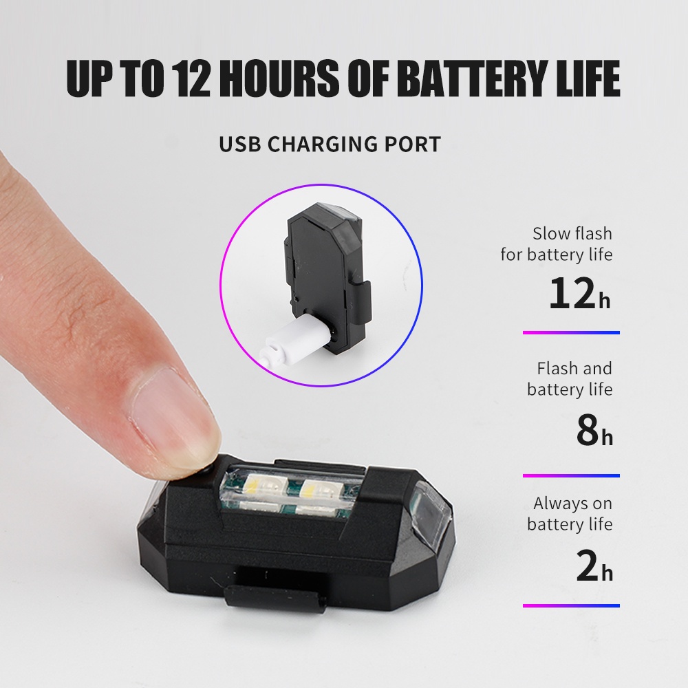 1PC 7 Color Mini USB Charging  - Drone Strobe Light 리뷰 및 가격
