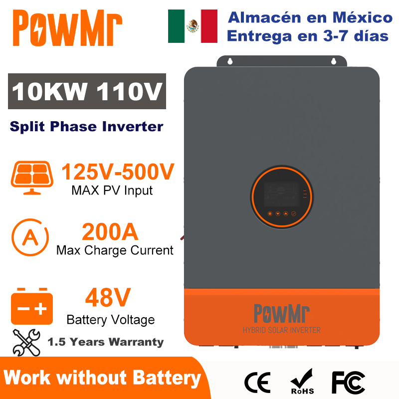 PowMr 10KW Split Phase Inverte - Drone Solar Charger 리뷰 및 가격