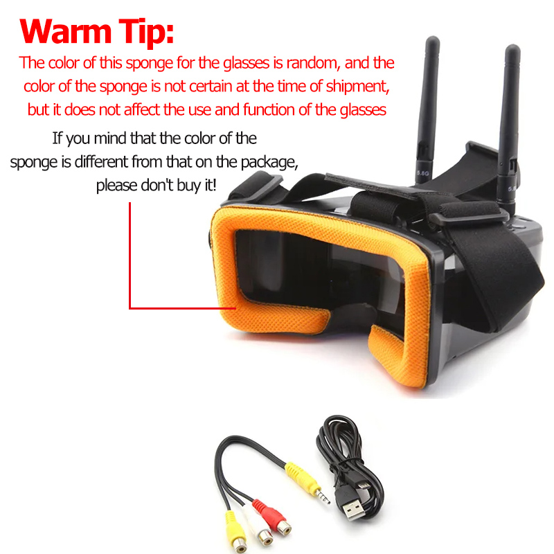 VR009 FPV Video Goggles 3Inch  - Drone Controller Screen 리뷰 및 가격
